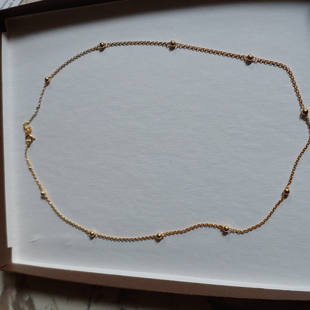 Gold necklace